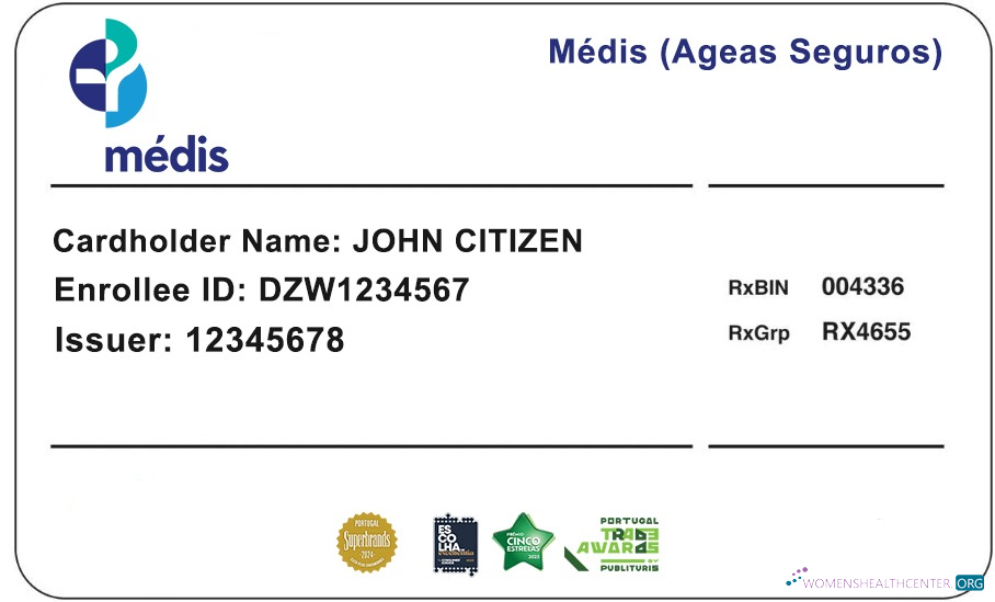 Download Portugal health insurance card Photoshop template